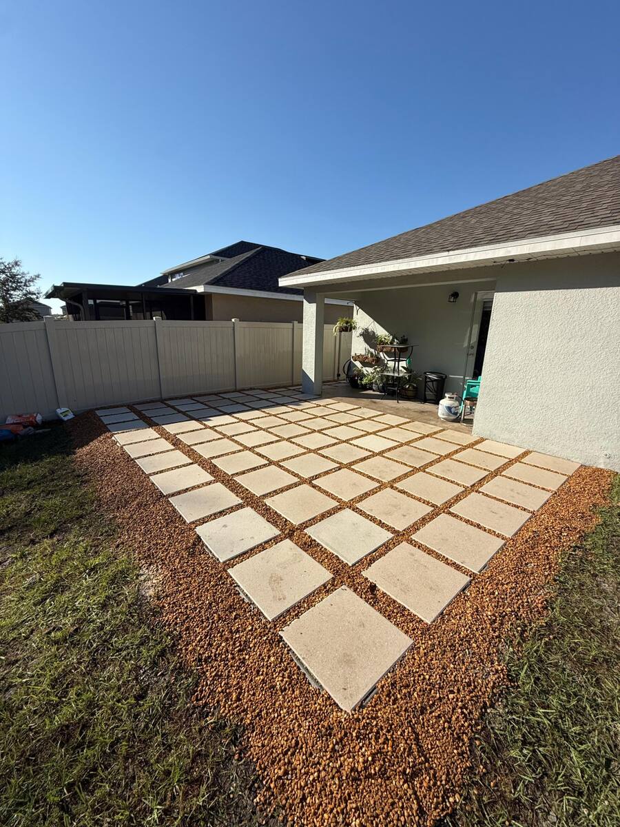 Concrete patio Kissimmee FL