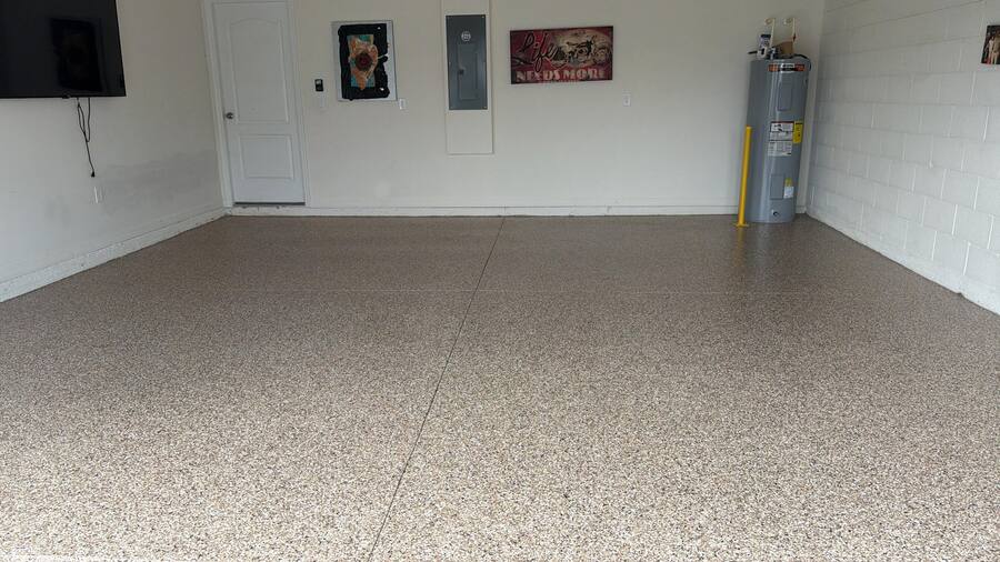 Epoxy garage floor Davenport FL